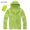 New Hot Hooded Thin Jacket / Lightweight Windbreaker-MWJ2498 fruit green-M-JadeMoghul Inc.
