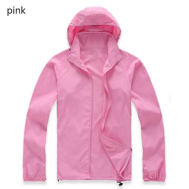 New Hot Hooded Thin Jacket / Lightweight Windbreaker-MWJ2498 pink-M-JadeMoghul Inc.