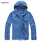 New Hot Hooded Thin Jacket / Lightweight Windbreaker-MWJ2498 sapphire-M-JadeMoghul Inc.