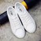 New Lace-up white shoes woman PU Leather solid color female shoes casual women shoes sneakers-White-5-JadeMoghul Inc.