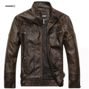 New Leather Jacket For Men / Classic Beautiful Leather Jacket-brown-M-JadeMoghul Inc.