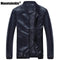 New Leather Jackets - Men's PU Leather Slim Fit Jacket AExp