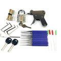 New Locksmith Tools,Lock Gun with Transparent Practice Locks Broken Key Extractor Pick Tool ,Great Lock Pick Practice Set JadeMoghul Inc. 