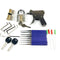 New Locksmith Tools,Lock Gun with Transparent Practice Locks Broken Key Extractor Pick Tool ,Great Lock Pick Practice Set JadeMoghul Inc. 