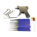 New Locksmith Tools,Lock Gun with Transparent Practice Locks Broken Key Extractor Pick Tool ,Great Lock Pick Practice Set JadeMoghul Inc. 