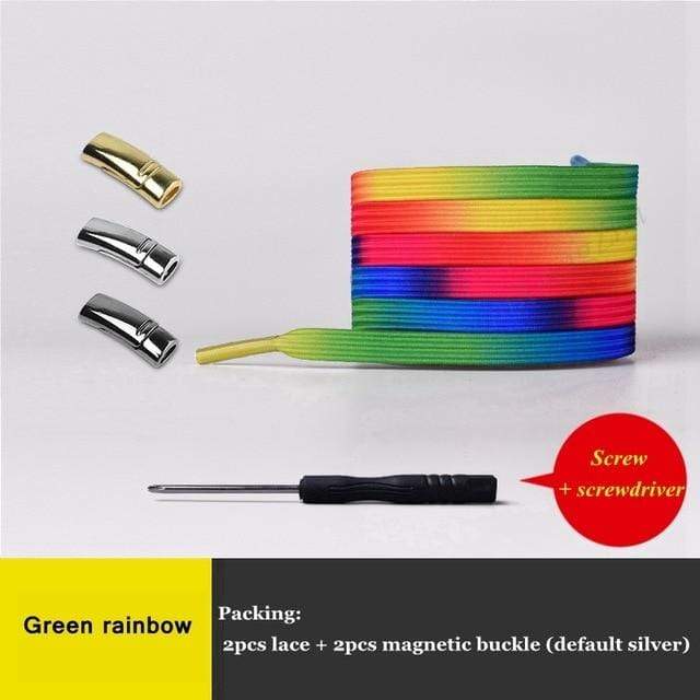 New Magnetic ShoeLaces Elastic Locking ShoeLace Special Creative No Tie Shoes lace Kids Adult Unisex Sneakers Laces strings AExp