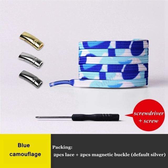 New Magnetic ShoeLaces Elastic Locking ShoeLace Special Creative No Tie Shoes lace Kids Adult Unisex Sneakers Laces strings AExp