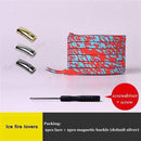 New Magnetic Shoelaces Elastic No Tie Shoe laces Flat Locking Shoelace Kids Adult Sneakers Lazy Laces One Size Fits All Shoes AExp