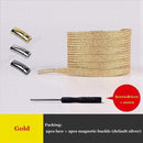 New Magnetic Shoelaces Elastic No Tie Shoe laces Flat Locking Shoelace Kids Adult Sneakers Lazy Laces One Size Fits All Shoes AExp