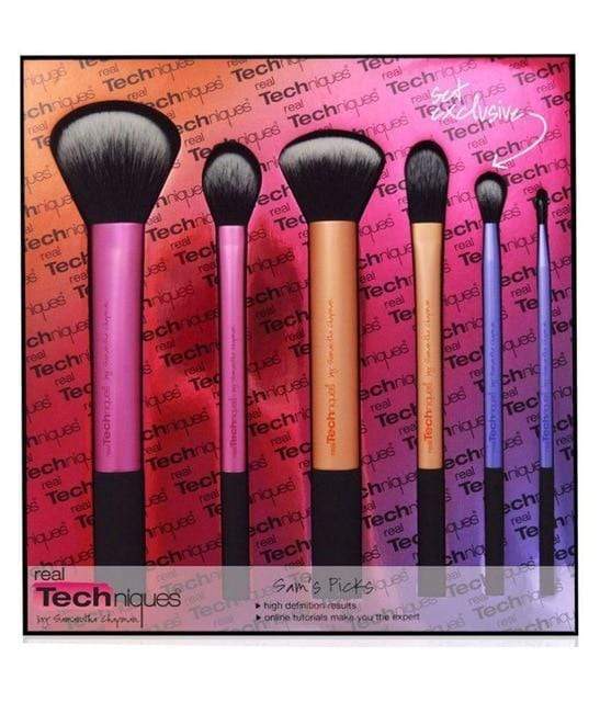 NEW Make up Brushs 1-3-4-5-6-7pcs Maquillage Real Technique Makeup Brushs Powder Loose Box Belt foundation brush 1786 AExp