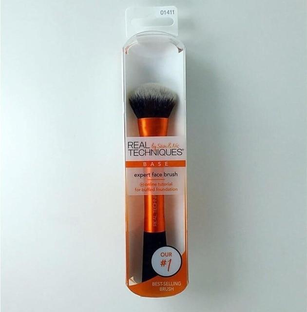 NEW Make up Brushs Makeup sponge Maquillage Real Technique Makeup Brushs Powder Loose Box Belt foundation brush AExp