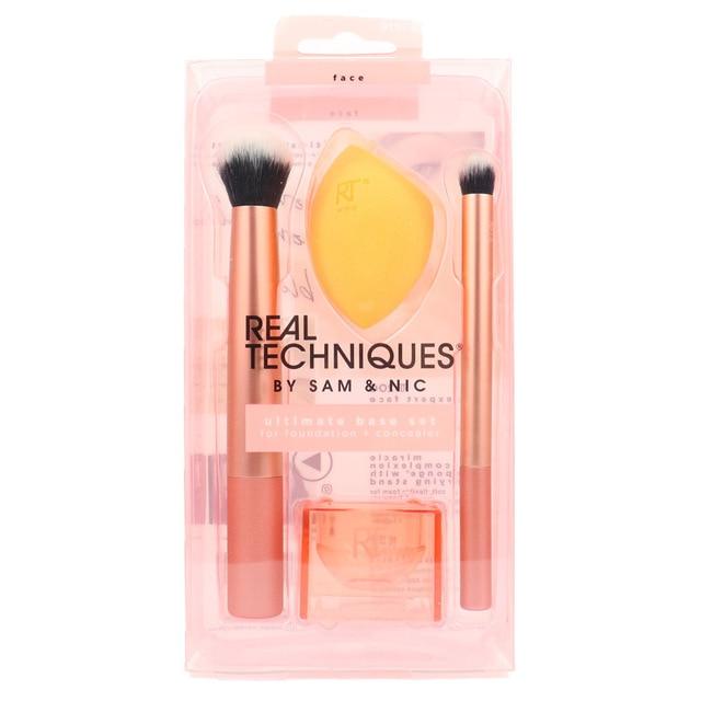 NEW Make up Brushs Makeup sponge Maquillage Real Technique Makeup Brushs Powder Loose Box Belt foundation brush AExp