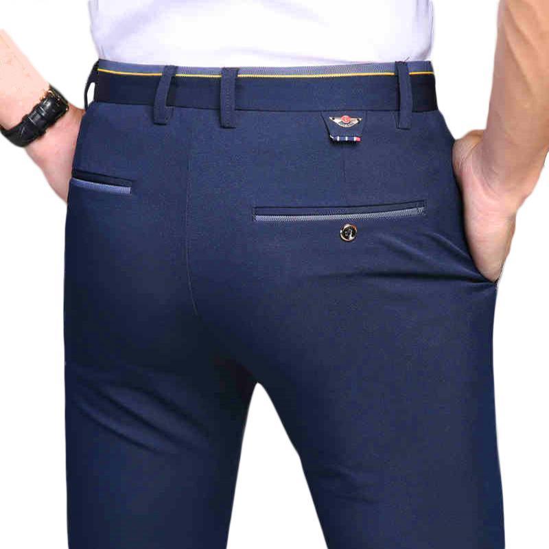 New Men Fashion Smart Casual Pants Straight Trousers AExp