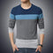 New Men Fashionable Patchwork Knitted Pullover / Men O-Neck Smart Sweater AExp