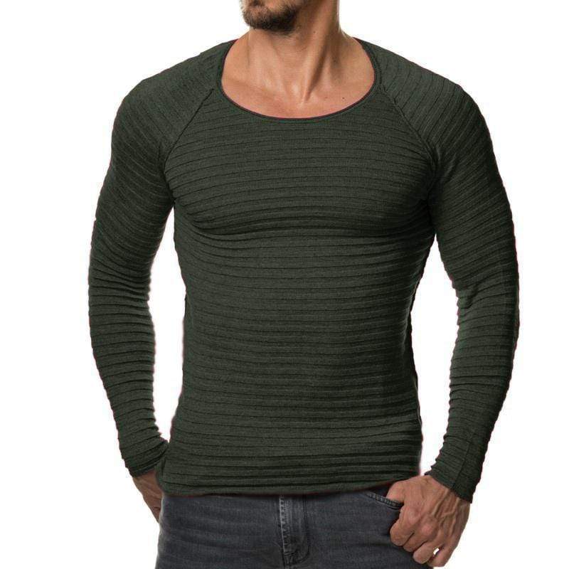 New Men Knitted Sweater / Fashionable Men Striped Sweater AExp