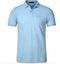 New Men Polo Shirt / Business & Casual Solid Short Sleeve Shirt-Light blue-M-JadeMoghul Inc.