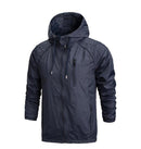 New Men Sportswear Thin Windbreaker Jacket / Outwear Hooded Jacket-Royal blue-L-JadeMoghul Inc.