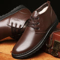 New Men Winter Boots / Warm Lace Up with Plush & Fur-Brown-5.5-JadeMoghul Inc.