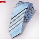 New Men's casual slim ties Classic polyester woven party Neckties Fashion Plaid dots Man Tie for wedding Business Male tie-DZ013-JadeMoghul Inc.