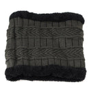 New Men's winter Fall hat fashion knitted black ski hats Thick warm hat cap Bonnet Skullies Beanie-gray-JadeMoghul Inc.