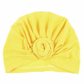 New Mommy And Me Cotton Blend Handmade Hat Women Caps Baby Girls Turban Hats Twist Knot Headwear Hair Accessories AExp