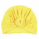 New Mommy And Me Cotton Blend Handmade Hat Women Caps Baby Girls Turban Hats Twist Knot Headwear Hair Accessories AExp