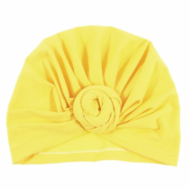 New Mommy And Me Cotton Blend Handmade Hat Women Caps Baby Girls Turban Hats Twist Knot Headwear Hair Accessories AExp