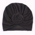 New Mommy And Me Cotton Blend Handmade Hat Women Caps Baby Girls Turban Hats Twist Knot Headwear Hair Accessories AExp