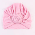 New Mommy And Me Cotton Blend Handmade Hat Women Caps Baby Girls Turban Hats Twist Knot Headwear Hair Accessories AExp