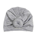 New Mommy And Me Cotton Blend Handmade Hat Women Caps Baby Girls Turban Hats Twist Knot Headwear Hair Accessories AExp