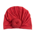 New Mommy And Me Cotton Blend Handmade Hat Women Caps Baby Girls Turban Hats Twist Knot Headwear Hair Accessories AExp