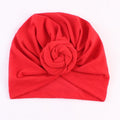 New Mommy And Me Cotton Blend Handmade Hat Women Caps Baby Girls Turban Hats Twist Knot Headwear Hair Accessories AExp