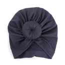New Mommy And Me Cotton Blend Handmade Hat Women Caps Baby Girls Turban Hats Twist Knot Headwear Hair Accessories AExp
