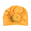New Mommy And Me Cotton Blend Handmade Hat Women Caps Baby Girls Turban Hats Twist Knot Headwear Hair Accessories AExp