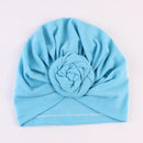 New Mommy And Me Cotton Blend Handmade Hat Women Caps Baby Girls Turban Hats Twist Knot Headwear Hair Accessories AExp