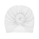 New Mommy And Me Cotton Blend Handmade Hat Women Caps Baby Girls Turban Hats Twist Knot Headwear Hair Accessories AExp