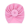 New Mommy And Me Cotton Blend Handmade Hat Women Caps Baby Girls Turban Hats Twist Knot Headwear Hair Accessories AExp