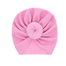New Mommy And Me Cotton Blend Handmade Hat Women Caps Baby Girls Turban Hats Twist Knot Headwear Hair Accessories AExp