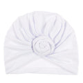 New Mommy And Me Cotton Blend Handmade Hat Women Caps Baby Girls Turban Hats Twist Knot Headwear Hair Accessories AExp