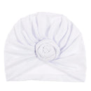 New Mommy And Me Cotton Blend Handmade Hat Women Caps Baby Girls Turban Hats Twist Knot Headwear Hair Accessories AExp