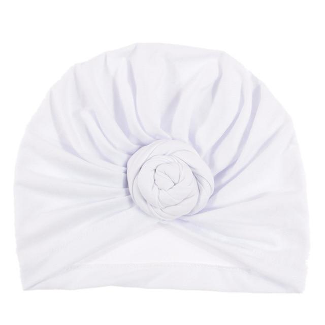 New Mommy And Me Cotton Blend Handmade Hat Women Caps Baby Girls Turban Hats Twist Knot Headwear Hair Accessories AExp