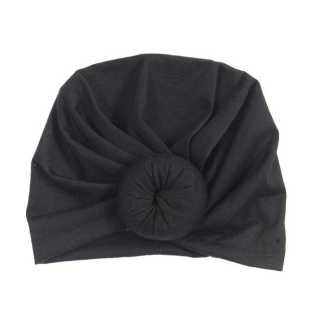 New Mommy And Me Cotton Blend Handmade Hat Women Caps Baby Girls Turban Hats Twist Knot Headwear Hair Accessories AExp