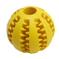 New Pet Dog Toy Interactive Rubber Balls Pet Dog Cat Puppy Chew Toys Ball Teeth Chew Toys Tooth Cleaning Balls Food AExp