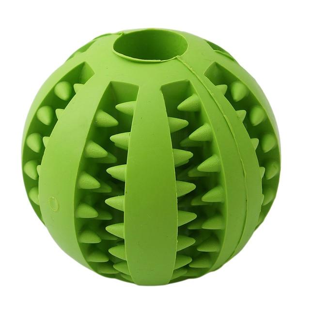 New Pet Dog Toy Interactive Rubber Balls Pet Dog Cat Puppy Chew Toys Ball Teeth Chew Toys Tooth Cleaning Balls Food AExp