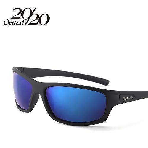 New Polarized Sunglasses / Men Fashion Eyewear / Sun Glasses-C07 Black Blue-China-JadeMoghul Inc.