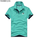 New POLO  Men Polo JUST DO IT 100% Cotton Brand Clothing Male Fashion Casual Polo Shirts Men Stand Collar POLO JadeMoghul Inc. 