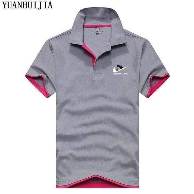 New POLO  Men Polo JUST DO IT 100% Cotton Brand Clothing Male Fashion Casual Polo Shirts Men Stand Collar POLO JadeMoghul Inc. 