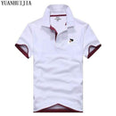 New POLO  Men Polo JUST DO IT 100% Cotton Brand Clothing Male Fashion Casual Polo Shirts Men Stand Collar POLO JadeMoghul Inc. 