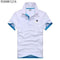 New POLO  Men Polo JUST DO IT 100% Cotton Brand Clothing Male Fashion Casual Polo Shirts Men Stand Collar POLO JadeMoghul Inc. 