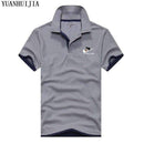 New POLO  Men Polo JUST DO IT 100% Cotton Brand Clothing Male Fashion Casual Polo Shirts Men Stand Collar POLO JadeMoghul Inc. 